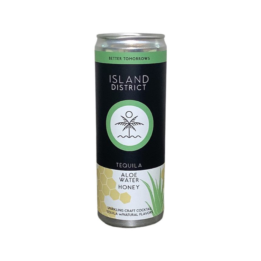 Island District "Tequila, Aloe Water, & Honey" Canned Cocktail (Hampton, NH)